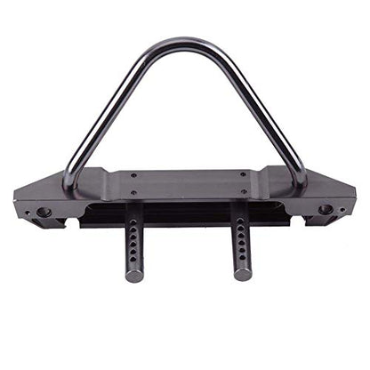 RC Car Front Bumper, Aluminium Alloy Front Bumper for Axial SCX10 1/10 Remote Control Crawler Car Accessory Parts
