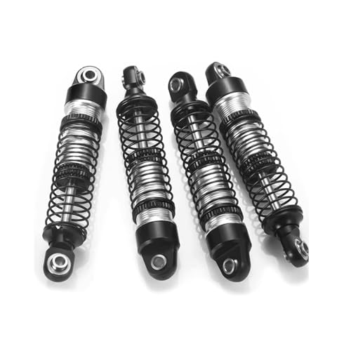RC Car Shock Absorbers Compatible with Traxxas for TRX4M 1/18 RC Crawler Car Upgrade Parts Replacement Accessories 4Pcs Metal Oil Shock Absorber Damper
