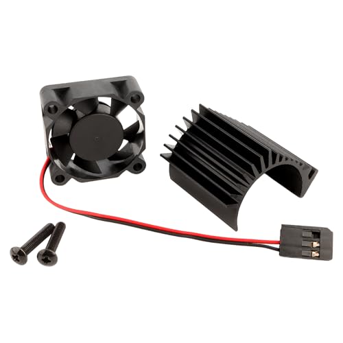 for H16BM RC Car Motor Cooling Fan 16397 & Motor Heatsink 16395C Accessory Replacement Spare Parts for H16BM H16GT H16DR JC16EP H16R H16E 16208 16209 16210 H16P M161 M164 Trucks