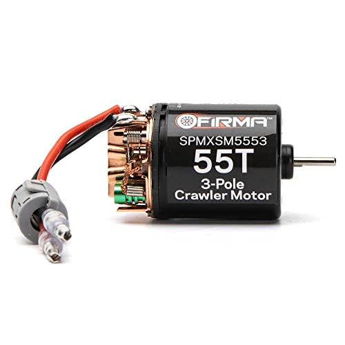 Spektrum Firma 55T Rebuildable 3-Pole Brushed Crawler Motor, SPMXSM5553