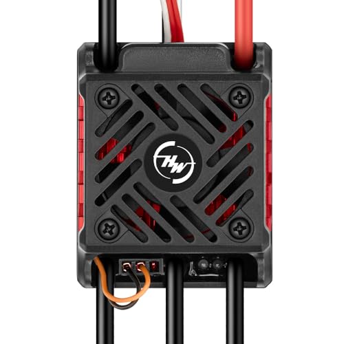 HOBBYWING QuicRun WP 10BL60 G2 Brushless ESC, Black/Red