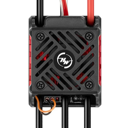 HOBBYWING QuicRun WP 10BL60 G2 Brushless ESC, Black/Red