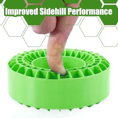 INJORA 4PCS Silicone Rubber Insert for 146-149mm (5.75"OD) 2.2" Tire(Green) - color: Green