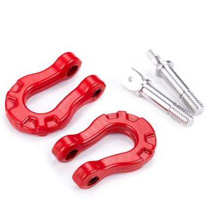 Aluminum RC Trailer Tow Hooks Buckle Winch U Shackles for 1/10 RC Crawler Car Axial SCX10 D90 TRX4 Upgrade Parts