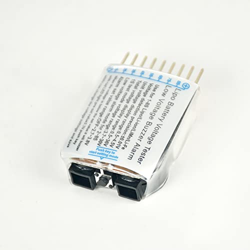 3pce RC Voltage Display Battery Low Alarm Buzzer BX100 1S-8S Meter Tester Lipo Battery Monitor for RC Car Drone Helicopter
