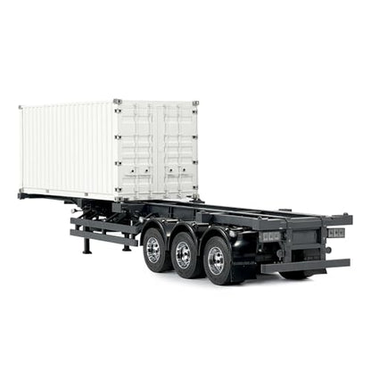 Orlandoo Hunter 1:32 Trailer Assembly Kit for RC Truck, Towing Semi Trailer, Skeleton Truck Container Trailer OH32N03 KIT, Trailers for Hauling Behind Car - color: Black