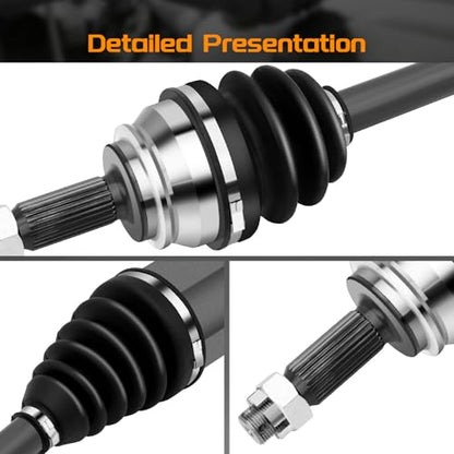 BRTEC Front CV Axle Shaft Assembly Compatible with Jeep Patriot Compass 2007-2017, Dodge Caliber 2007-2012 - Driver Side, 66-3511