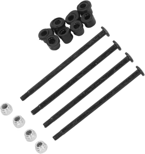RC Screw Kit, Steel Screws and Nuts Plastic Bushing RC Hardware Screw Kit for 144010 144002 124016 124017 RC Cars