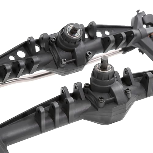 REDSPIDER Front and Rear Plastic Currie F9 Portal Axle Complete ， for Axial Capra UTB10 1.9 UTB 1/10 rc Crawler axles ﻿ (Front+Behind)