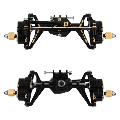 Brass Complete Portal Front Rear Axles for 1/18 RC Crawler Redcat Ascent-18 Heavy Duty Axle Metal Upgrades