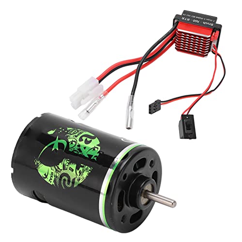 VGEBY RC Brushed Motor ESC, High Performance 360A Speed Controller 1/10 Scale Electronic Speed Control for RC Car Racing Enthusiasts Off-Road Vehicles Hobbyists