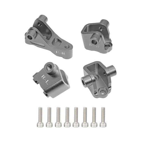 Aluminum Link Mounts Suspension Links Axle Mount Set for 1/10 RC Crawler Car TRX4 Upgrade Parts-Replaces Part 8227-Titanium - color: Titanium