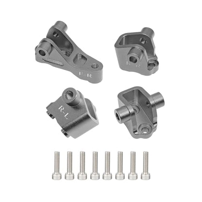 Aluminum Link Mounts Suspension Links Axle Mount Set for 1/10 RC Crawler Car TRX4 Upgrade Parts-Replaces Part 8227-Titanium - color: Titanium