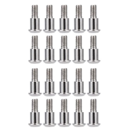 20PCS M3x4x10mm Hex Buttonhead Incision Kingpin Shoulder Screws for Axial SCX10 AR44 AR45 Capra Axle Vanquish F10 H10 Optic Axle (Silver) - color: Silver