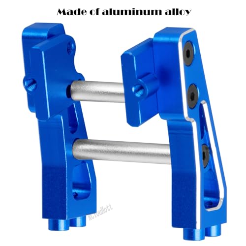RC Aluminum Adjustable Wing Mount Upgrades Part for 1/14 Typhon Grom 223S (ARA2306,ARA2306s,ARA2106) RC Car,Adjustable Wing Mount Hops Up,Navy Blue - color: Navy Blue-(upgrades Part）