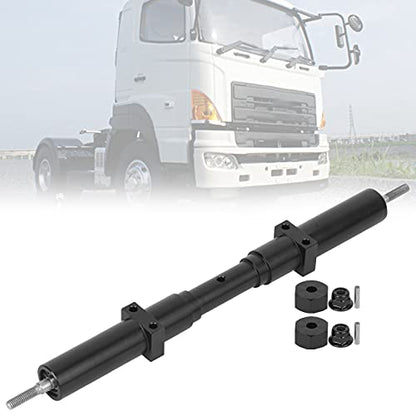 1/10 RC Wheel Axle, 6.6in RC Trailer Rear Axle, Metal Unpowered RC Car Rear Axle for 1/10 RC Tractor Truck Tank Trailer Flatbed Trailer Rear Axle
