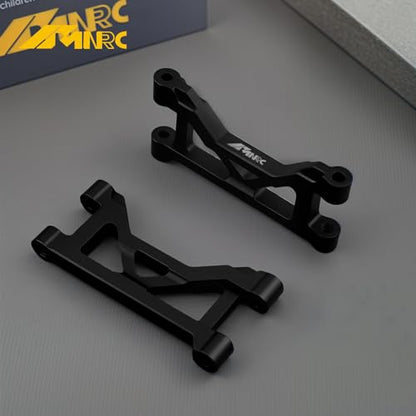 Alum Rear Upper Suspension a Arm for 1/16 Mini Maxx 4WD RTR RC Car Truck-107154-1 Upgrades Part Black - color: Black
