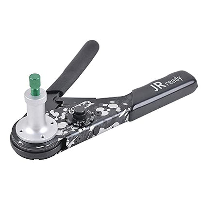 JRready NEW-DT1 Deutsch Crimper for Size 12, 16, 20 Solid Contacts, DTP, DT, DTM Connectors. Equivalent to HDT-48-00 Deutsch Connector Crimping Tool(12-22AWG) - size: Crimping Tool(DT1)