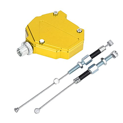 BRRNOO Clutch, Aluminum Alloy Clutch Box Aluminium Alloy Universal Modification Brake for Motorcycles and ATVs (Gold) - color: Gold