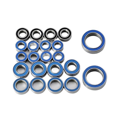 Rubber Sealed Bearings Kit Set for 1/18 RC Crawler TRX4M Bronco Defender Truck RC Car Miniature Ball Bearings