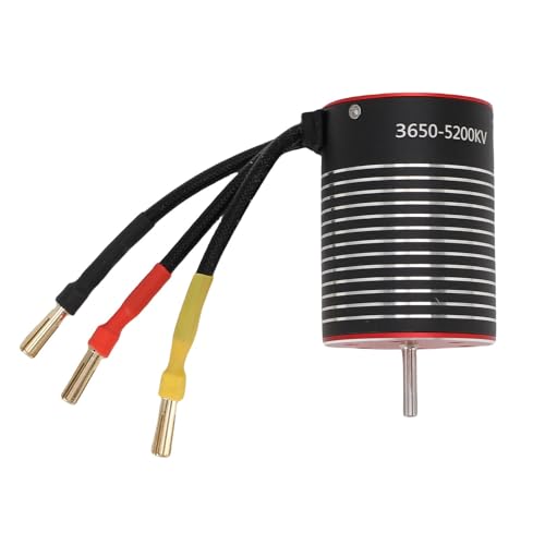 60A Brushless ESC 5.8V3A BEC Optimized Performance for HPI RC Car Brushless Motor and ESC Combo Set (5200kv) - size: 5200kv