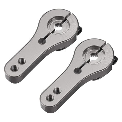 uxcell 23T Aluminum Servo Horns Steering Arm for 3001 3005 3003 - Titanium 2pcs