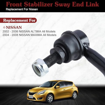 K90352 K90353 Sway Bar Link - Restore Sedan Handling | Compatible with 2002-2006 Nissan Altima 2004-2008 Maxima - color: 1*K90352 1*K90353, size: Sway Bar Link