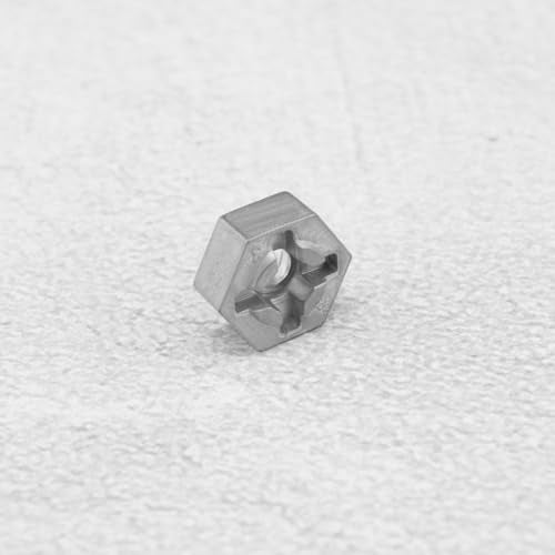 4 Pieces 55-ZJ09 Wheel Hub Hex Adapter RC Car Aluminum Alloy Wheel Hub Hex Accessory for 9125 9155 9156 1/10 1/12 RC Car