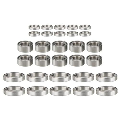 Double Rubber Seal for ZD for DBX-10 10421-S 9102 30Pcs Steel Ball Bearing Set 1/10 rc Car Modified Pieces Upgrade Accessories
