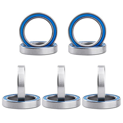 Professional RC Ball Bearings Double Rubber Sealed for Traxxas Arrma Axial Team Associated Losi Redcat Racing RC4WD Tamiya HPI (10-Pack) (15x21x4mm) - size: 15x21x4mm