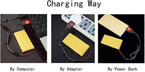 Heyiarbeit SM-2P Positive USB Charging Cable for RC Car 4.8 V 250mA Ni-MH Ni-CD Battery 1pcs - size: SM-2P 1Pcs