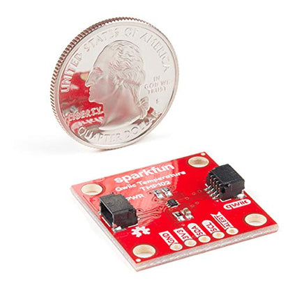 SparkFun Digital Temperature Sensor - TMP102 (Qwiic) - Use with 3.3V | Compatible w/ Arduino & other Single-board computers Easy-to-Use I2C sensor Plug-&-Play breakout board Runs 1.4-3.6V input
