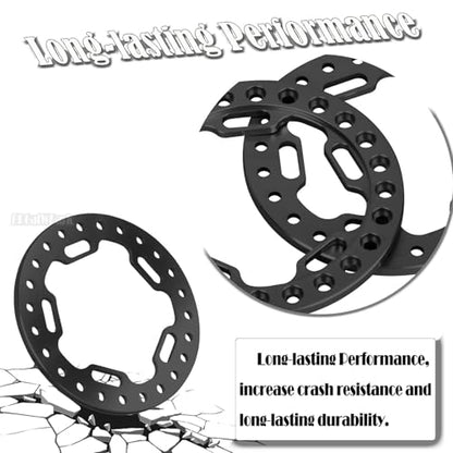 Metal 1.9 Beadlock Wheels Replacement Ring for 1/10 TRX4 SCX10 90046 90047 Crawler RC Car,4Pcs RC 1.9 Beadlock Wheels Replacement Ring,Black - color: Black - (Beadlock Ring)