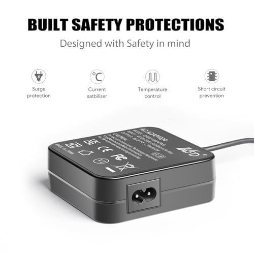 KFD 19V 90W XT60 Power Supply RC LiPo Battery Charger Balance Charger AC/DC Power Adapter with XT60 Plug Compatible with ISDT, GT Power, SKYRC, Hota RC and Any RC Charger with XT60 Input