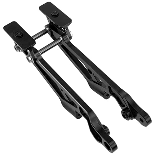 ShareGoo Aluminum Alloy Rear Wing Mount Upgrade Parts Compatible with Arrma 1/8 Kraton Notorious Outcast Talion Typhon 6S BLX RC Car,Replace of AR320347 (Black) - color: Black