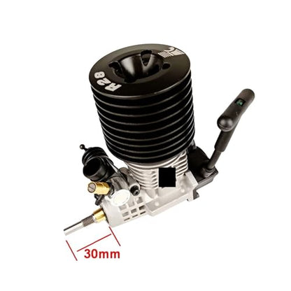 Carburetor， Methanol Vehicle Nitro Engine Compatible For Rc Car 1/8 Buggy Monster Truggy FC 28 Engine 4.58CC Pull Starter Engine Carburetor Replacement