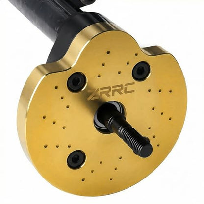 Brass Portal Weights Covers Steering Knuckle Caps Housing Counterweight for Axial SCX10 III AXI03007 & Capra 1.9 UTB AXI03004 1/10 RC Rock Crawler Weight Hangers (Gold) - color: Gold