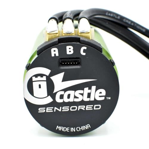 Castle Creations Motor 4-Pole SENSORED BRUSHLESS 2028-800KV 10AWG CSE060008300 Electric Motors & Accessories