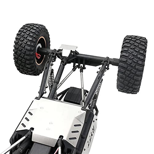 Stainless Steel Chassis Armor Guard Protective Skid Plate Protection Compatible with Axial RBX10 Ryft AXI03005 AXI03009 1/10 RC Crawler Car