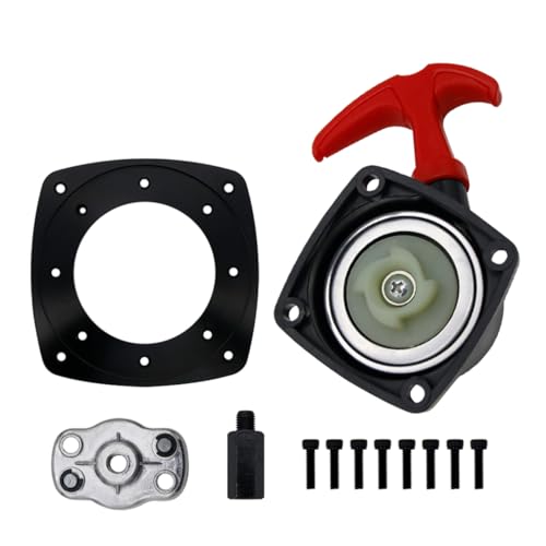 Easy Pull Starter Set for Zenoah CY Rovan Top Speed 23cc-36cc Engines Red | for 1/5 HPI ROFUN KM Baja 5B 5T 5SC LT FG Rc Car Parts - color: Red