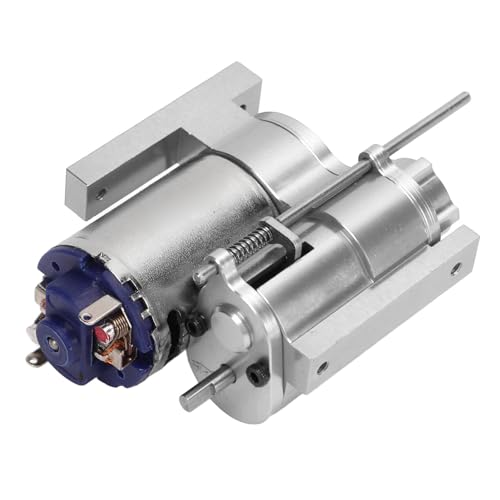 2 Speed Aluminum Gearbox, Metal Transmission Kit for WPL B16 B36 RC Crawler, Upgrade Parts for MN D90 D91 Off-Road Car - color: Silver