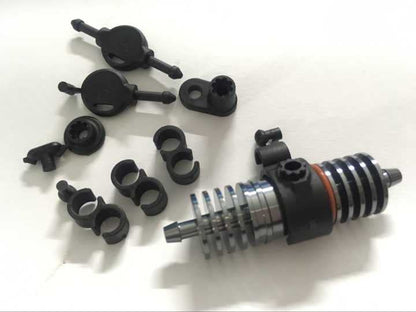 KTRC0215002 RC Car Boat Helicopter Plane Nitro Gas Engine RB Alloy Fuel Filter Cooler w/Line Clips 1/5 1/8 1/10 1/12 HPI km hsp losi Bajer Buggy Truck