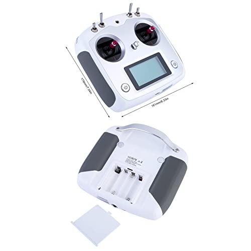 HTLNUZD Flysky FS-i6S Transmitter 2.4G AFHDS 2A RC Touchscreen 10CH Radio Controller with FS-iA6B 6CH Receiver, for RC Quadcopter Multirotor Drone (FS i6x)
