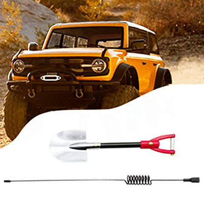 GLOBACT 1/10 RC Crawler Accessories Roof Decoration for TRX4 TRX6 SCX10 | Luggage Net, Oil Drum, Wood Box, Fuel Tank, Recovery Board, Toolbox, Shovel