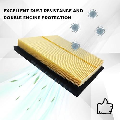 CA10741 Engine Air Filter, Hybrid Air Filter Compatible with Lexus CT200h 2011-2017, Lexus NX300h 2015-2021, Toyota Prius 2010-2015, Toyota RAV4 2016-2018, Replaces OEM# 17801-37021