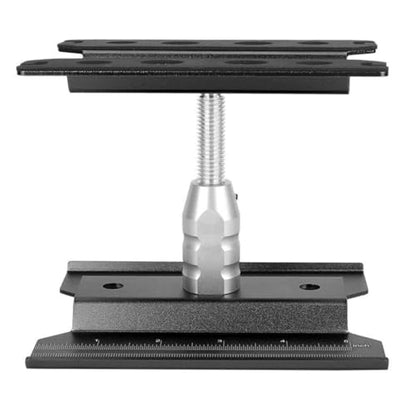 CNC Aluminum Alloy RC Car Work Stand Repair Workstation 360 Degree Rotation Lift Or Lower for 1/8 1/10 1/12 Scale Cars Trucks Buggie (Black)