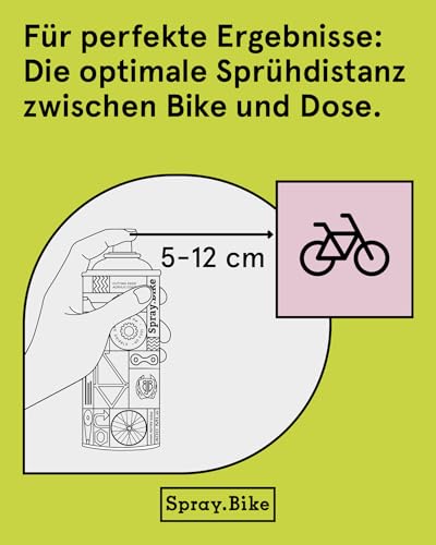 Spray.Bike Spray Paint - Black Friars (Black) | Designed Mainly for Bicycles | Multi-Use Acrylic Spray Paint for Metal, Plastic | High Coverage Bike Paint, 400ml - color: Black Friars