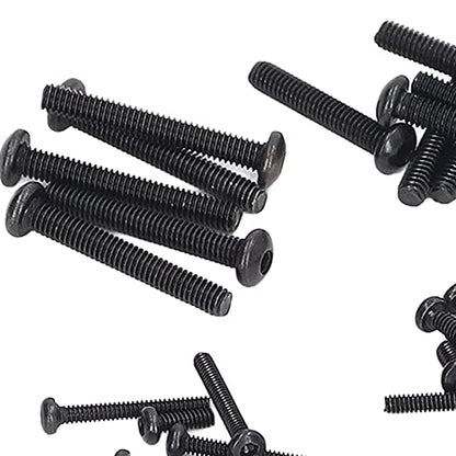 Rust Proof RC Screw Kit Iron Replacement Spare Parts Box with 160pcs Various Sizes for 1/18 Crawler