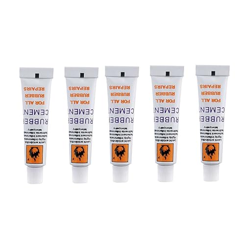 5Pcs Tire Repair Glue for Bicycle Motorcycle Tires Tube Patching Glue Cement Adhesive Puncture Tire Repair Tools Rubber Solution Cement Puncture Glue Bike Tyre Bicycle Hole Tire Repair Glue