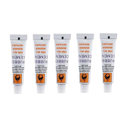 5Pcs Tire Repair Glue for Bicycle Motorcycle Tires Tube Patching Glue Cement Adhesive Puncture Tire Repair Tools Rubber Solution Cement Puncture Glue Bike Tyre Bicycle Hole Tire Repair Glue